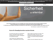Tablet Screenshot of ewto-gewaltpraevention.de